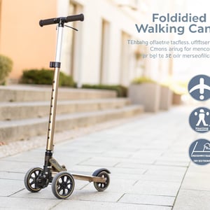 This Foldable Walking Aid Is Replacing Traditional Canes
